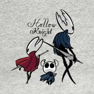 The hollow knight, hornet, and the knight T-Shirt